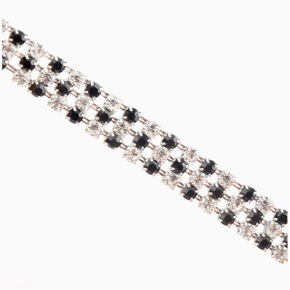 NWT Pet fancy Dog Collar Necklace with Rhinestone bling paw 🐾 size Medium - Picture 2 of 5